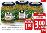 Junge Erbsen extra fein Angebote von EDEKA Herzstücke bei E center Freiburg für 1,00 €