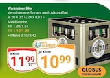 Warsteiner Bier bei GLOBUS im Prospekt "" für 10,99 €