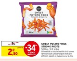 Sweet Potato Fries - Strong Roots en promo chez Intermarché Super Sweet Potato Fries - Strong Roots dans le catalogue Intermarché Super