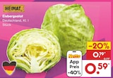 Eisbergsalat im Angebot bei Netto Marken-Discount in Aachen Eisbergsalat Angebote von HEIMAT bei Netto Marken-Discount Aachen für 0,59 €