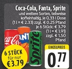 Aktuelle Coca Cola Angebote bei E center in Marl Aktuelles Coca-Cola, Fanta, Sprite und weitere Sorten Angebot bei E center in Marl ab 0,77 €