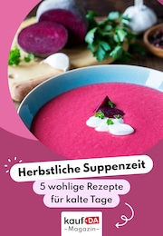 Rezepte Prospekt für Guben: "Suppenzeit", 1 Seite, 04.10.2024 - 01.11.2024