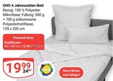 4 Jahreszeiten-Bett im Angebot bei GLOBUS in Altenburg 4 Jahreszeiten-Bett Angebote von OHO bei GLOBUS Altenburg für 12,99 €