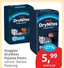 DryNites Pyjama Pants im budni Prospekt DryNites Pyjama Pants von Huggies im aktuellen budni Prospekt für 5,99 €