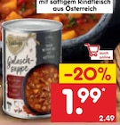 Gulaschsuppe im aktuellen Netto Marken-Discount Prospekt