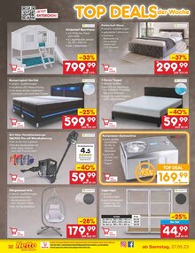 Akku Rasenmäher Angebot im Netto Marken-Discount Prospekt, gültig von 30.05.2023 bis 03.06.2023 Akku Rasenmäher Angebot im aktuellen Netto Marken-Discount Prospekt auf Seite 32