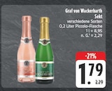 Sekt im Angebot bei EDEKA in Gera Sekt Angebote von Graf von Wackerbarth bei EDEKA Gera für 1,79 €