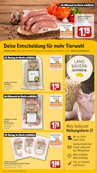 Bratwurst im REWE Prospekt "Dein Markt" mit 28 Seiten (Stuttgart)