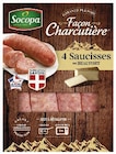 Saucisse pur porc - SOCOPA - Super U à Montpellier Saucisse pur porc - SOCOPA en promo chez Super U Montpellier à 1,59 €