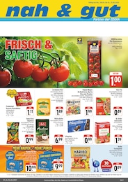 Supermarkt Prospekt von nah und gut Würzburg nah und gut Prospekt: "Wir lieben Lebensmittel!", 4 Seiten, 08.06.2026 - 13.06.2026