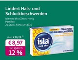 med akut Zitrus-Honig Pastillen von isla im aktuellen mea - meine apotheke Prospekt für 8,97 €