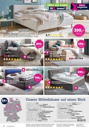 Aktueller Höffner Prospekt mit Bett, "HÖFFNER eXpress", Seite 8
