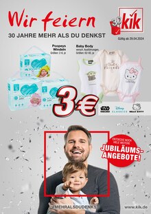 Babykleidung im KiK Prospekt "Wir feiern" mit 30 Seiten (Wolfsburg)