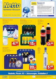 Aktueller Netto Marken-Discount Prospekt (Schweinfurt, 2 Seiten zum blättern Netto Marken-Discount Prospekt DER ORT, AN DEM DU IMMER AUSGEZEICHNETE PREISE FINDEST. mit 2 Seiten