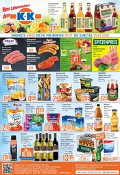 K+K - Klaas & Kock Supermarkt Prospekt der aktuellen Woche mit 12 Seiten, gültig von 20.07.2026 bis 25.07.2026, in Steinfurt und Umgebung Aktueller K+K - Klaas & Kock Supermarkt Prospekt in Steinfurt und Umgebung, "Wenn Lebensmittel, dann K+K" mit 12 Seiten, 20.07.2026 - 25.07.2026