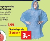 Regenponcho mit Kapuze Angebote bei Thomas Philipps Bruchsal für 1,99 €