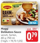 Delikatess Sauce im Angebot bei E center in Schwäbisch Gmünd Delikatess Sauce Angebote von Maggi bei E center Schwäbisch Gmünd für 0,79 €