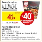Pasta Bolognese - YOUCOOK en promo chez Intermarché Super Boulogne-Billancourt à 2,99 €