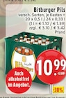 Pils 20 x 0,5 l Angebote von Bitburger bei E center Hagen für 10,99 €