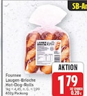 Laugen-Brioche Hot-Dog-Rolls von Fournee im aktuellen E center Prospekt