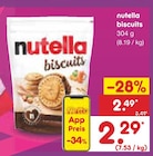 biscuits im Angebot bei Netto Marken-Discount in Recklinghausen biscuits Angebote von nutella bei Netto Marken-Discount Recklinghausen für 2,29 €