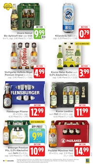 Bier im EDEKA Prospekt "Aktuelle Angebote" mit 48 Seiten (Albstadt)