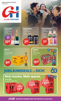 Wasser im Getränke Hoffmann Prospekt "Aktuelle Angebote" mit 8 Seiten (Cottbus)