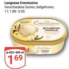 Aktuelles Cremissimo Bourbon Vanille Angebot bei GLOBUS in Duisburg ab 1,69 €