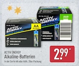 Alkaline-Batterien AA von Activ Energy für 2,99 € bei ALDI Nord im Angebot Alkaline-Batterien AA von Activ Energy im aktuellen ALDI Nord Prospekt
