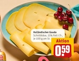 Holländischer Gouda im Angebot bei REWE in Mülheim Holländischer Gouda Angebote bei REWE Mülheim für 0,59 €
