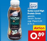 Aktuelles High Protein Drink Angebot bei Netto Marken-Discount in Meerbusch ab 0,89 €