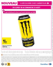 Prix et réduction Monster dans le prospectus Carrefour en cours Offre Monster dans le catalogue Carrefour du moment à la page 8