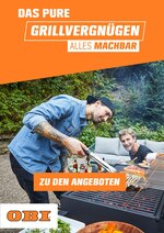 OBI Prospekt für Oelde mit 1 Seiten OBI Prospekt für Oelde: "DAS PURE GRILLVERGNÜGEN - ALLES MACHBAR", 1 Seiten, 01.05.2021 - 31.05.2021