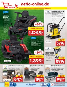 Gartenmöbel im Netto Marken-Discount Prospekt "Aktuelle Angebote" mit 62 Seiten (Bielefeld)