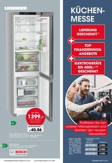 Kühlschrank im Möbel Martin Prospekt "Küchenmesse bei Möbel Martin!" mit 16 Seiten (Darmstadt)