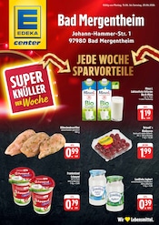 E center Supermarkt Prospekt der aktuellen Woche mit 2 Seiten, gültig von 15.06.2026 bis 20.06.2026, in Grünsfeld und Umgebung Aktueller E center Supermarkt Prospekt in Grünsfeld und Umgebung, "Wir lieben Lebensmittel!" mit 2 Seiten, 15.06.2026 - 20.06.2026