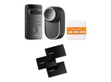Smart-Lock-System Ultra Vision Combo Bundle schwarz, Keypad Vision, Hub Mini Matter, 3er Pack NFC-Cards Elektronisches Türschloss, Schwarz von SWITCHBOT im aktuellen MediaMarkt Saturn Prospekt für 239,99 €