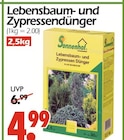Lebensbaum- und Zypressendünger Angebote von Sonnenhof bei Wreesmann Cuxhaven für 4,99 €