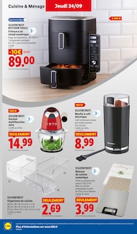 Promotion Rangement Cuisine dans le prospectus Lidl, valable du 24/09/2026 au 30/09/2026 Promo Rangement Cuisine dans le catalogue Lidl du moment à la page 36