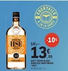 AOC Rhum Blanc Agricole Martinique - HSE en promo chez E.Leclerc Nice à 13,05 €