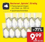 Becherset „Spirale“ im Netto Marken-Discount Prospekt Becherset „Spirale“ im aktuellen Netto Marken-Discount Prospekt für 9,99 €