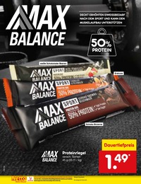 Netto Marken-Discount Proteinriegel im Prospekt 