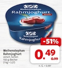 Rahmjoghurt bei nah&frisch im Obernkirchen Prospekt für 0,49 €