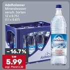 Mineralwasser bei Getränke König im Prospekt "" für 5,99 €