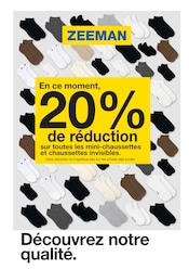 Promos Chaussettes dans le catalogue "ZEEMAN" de Zeeman Chaussettes en promo dans le catalogue Zeeman à la page 16