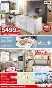 Küche im Segmüller Prospekt "Service & Service geschenkt" mit 8 Seiten (Heidelberg)