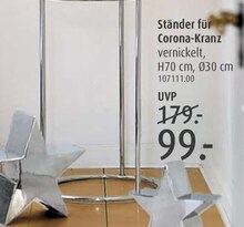 Ständer für Corona-Kranz bei porta Möbel in Brühl Ständer für Corona-Kranz im Angebot bei porta Möbel Brühl für 99,00 €