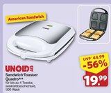 Sandwich-Toaster Quadro Angebote von UNOLD bei famila Nordwest Lingen für 19,99 €
