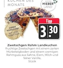 Hieber - Zwetschgen Rahm Landkuchen Angebot im Prospekt Zwetschgen Rahm Landkuchen bei Hieber im Prospekt "" für 3,30 €