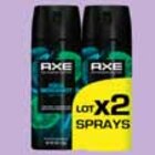 Déodorant spray aqua bergamot - AXE en promo chez Intermarché Pau à 4,61 €